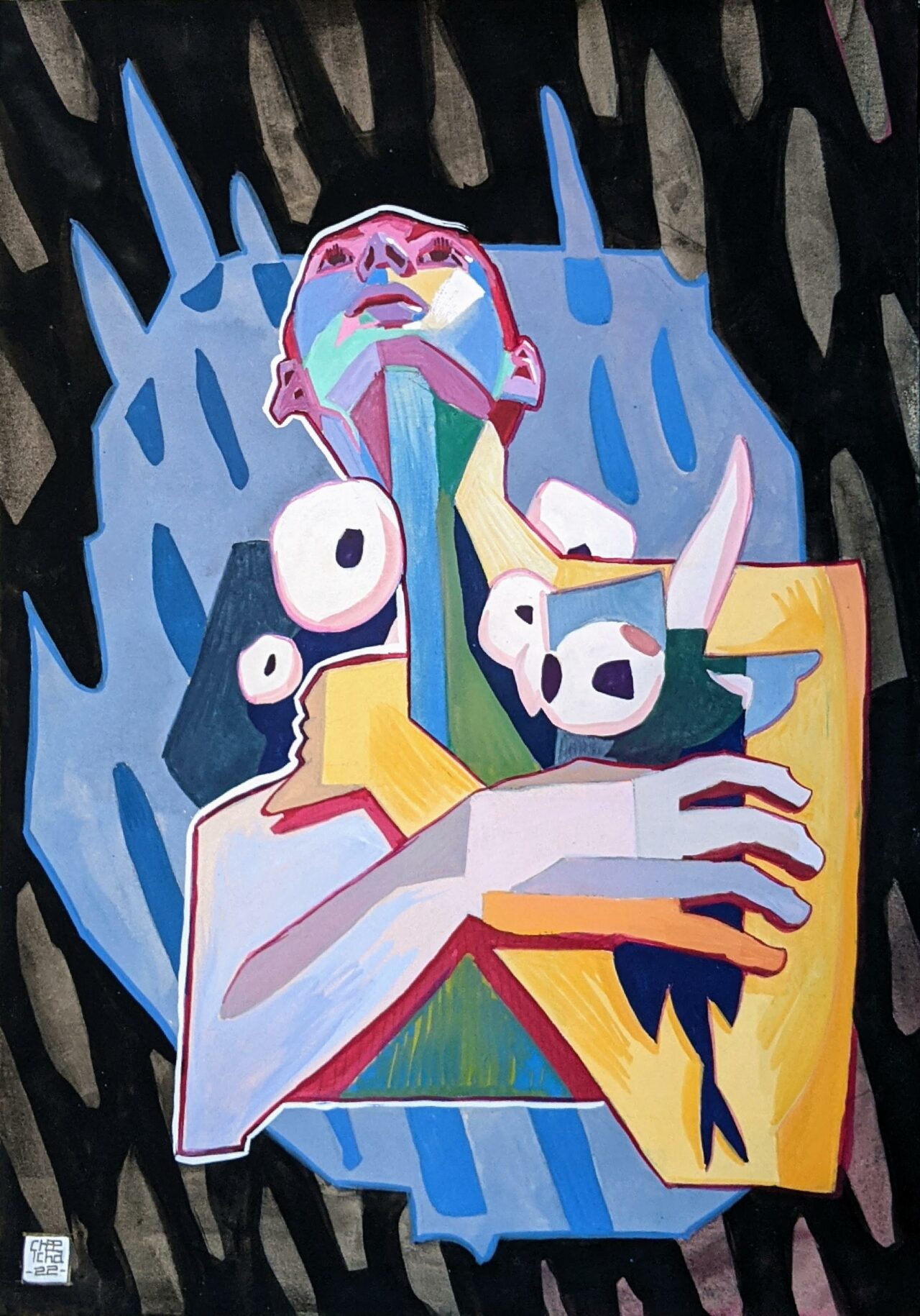 Painting by Christian Contemori (aka Creetcha)