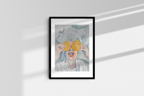Framed painting for sale - Painting by Christian Contemori (aka Creetcha)